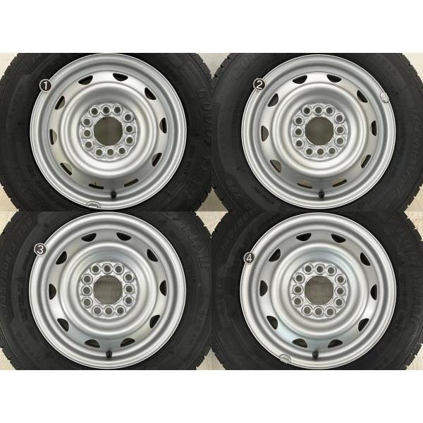 13インチスチールホイール(鉄チン)&中古冬タイヤ 145/80R13