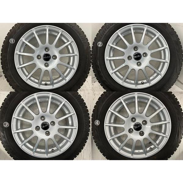 175/65R15 84Q ブリヂストンタイヤ　SNI マルチホイール4本セット BRIDGESTONE 中古タイヤホイールセット 175/65R15 84Q 15インチ