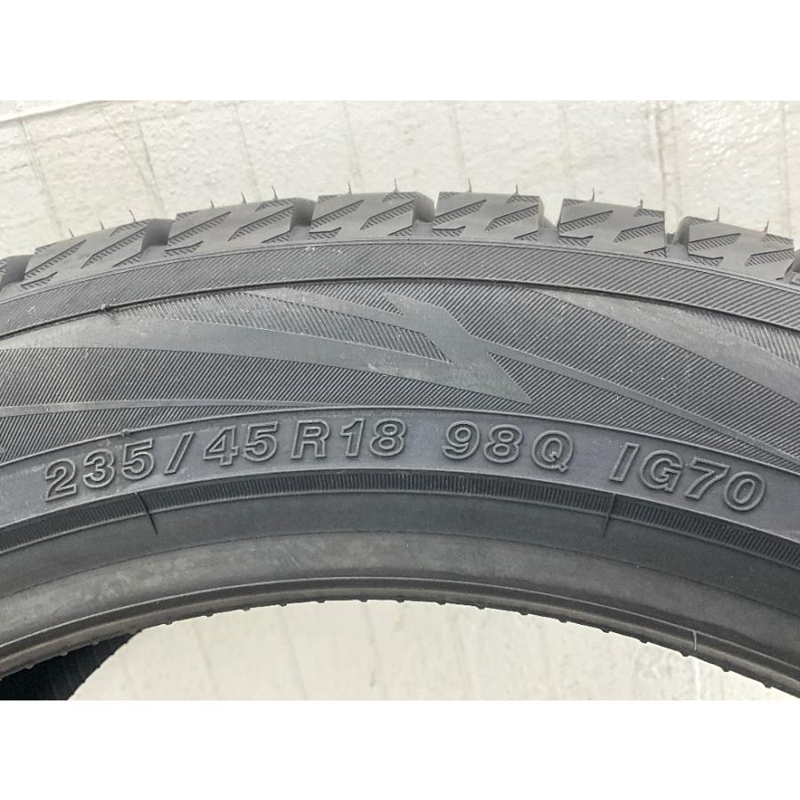 未使用 4本セット 235/45R18 98Q ヨコハマ ICE GUARD 7 IG70 冬 スタッドレス 235/45/18 カムリ/マークX   b14962の画像