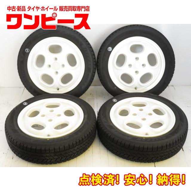 ブリザック VRX3 中古タイヤ ホイールセット 165/60R15 77Q 15x4.5J + 