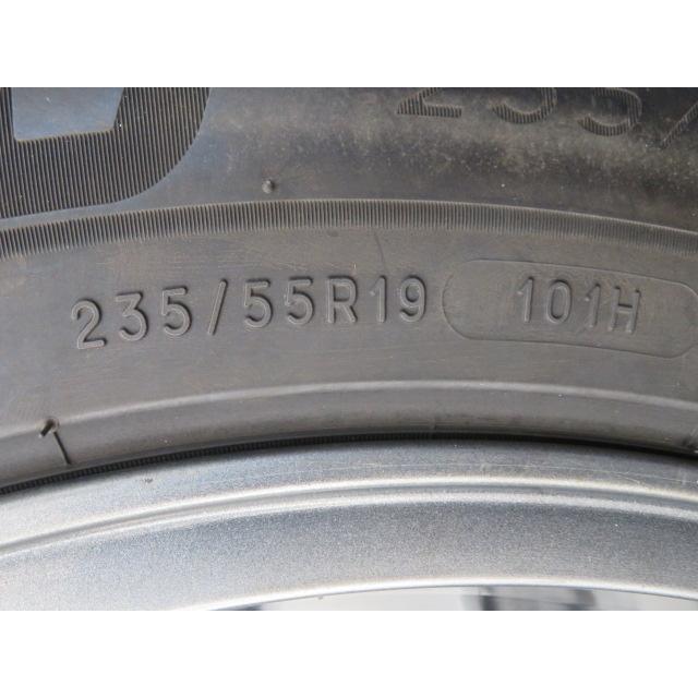 中古タイヤ ホイールセット 235/55R19 101H 19インチ 19x7.5J +40 5穴 PCD114.3 ミシュラン 冬 送料無料（沖縄、離島除く）a14734｜onepiecetire｜08