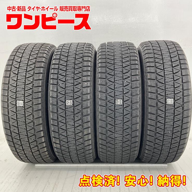 中古タイヤ 4本セット 225/60R18 100Q ブリヂストン BLIZZAK DM-V3 冬 