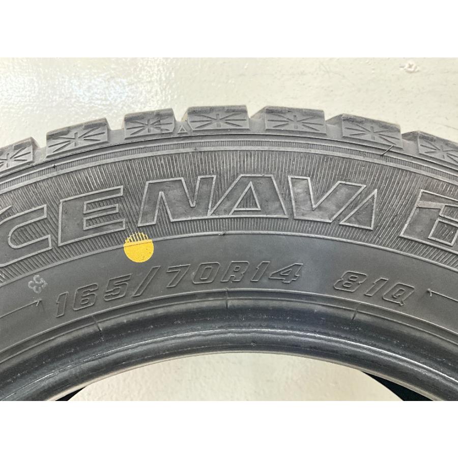アイスナビ 6 中古タイヤ 4本セット 165/70R14 81Q グッドイヤー ICE 