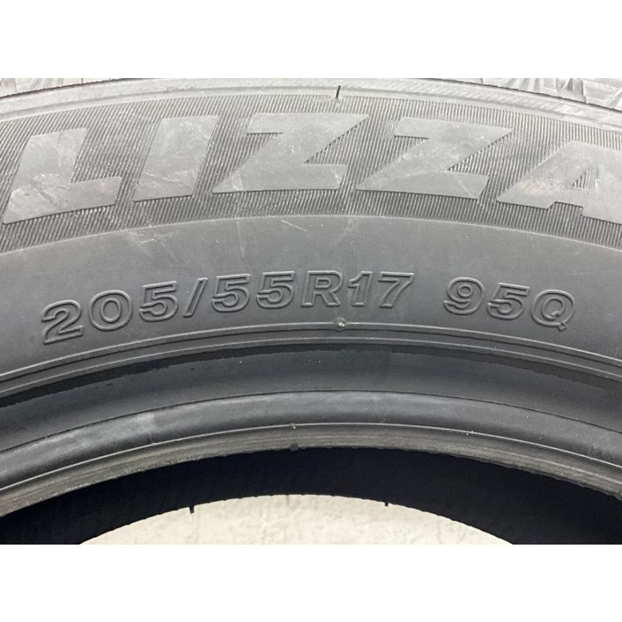 新品タイヤ 4本セット 205/55R17  95Q ブリヂストン BLIZZAK  VRX3 冬 スタッドレス 205/55/17 ヴォクシー/キックス   b14918_6
