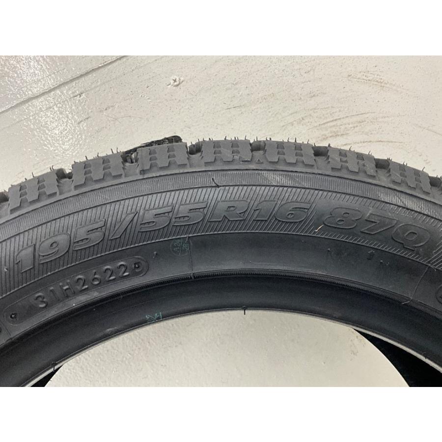 未使用 4本セット 195/55R16 87Q トーヨー OBSERVE GARIT GIZ 冬 スタッドレス 195/55/16 アクア   b14162の画像