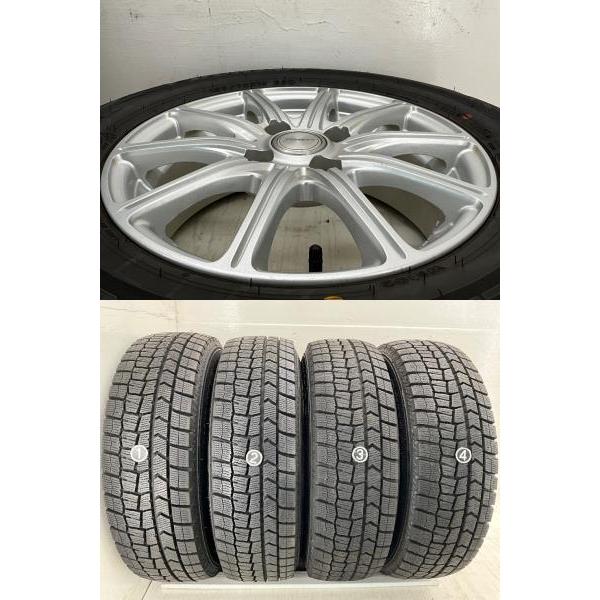 中古タイヤホイールセット 185/70R14 88Q 14インチ 14×5.5J +50 4穴 