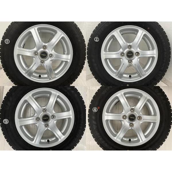 DUNLOP（ダンロップ） 中古タイヤホイールセット 165/70R14 81Q 14
