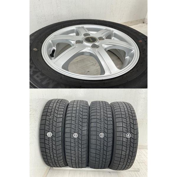DUNLOP（ダンロップ） 中古タイヤホイールセット 165/70R14 81Q 14