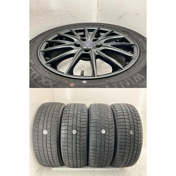 中古スタッドレス 215/55R17 94Q■17×7J 114.3/5H DUNLOP（ダンロップ） 中古タイヤホイールセット 215/55R17 94Q 17