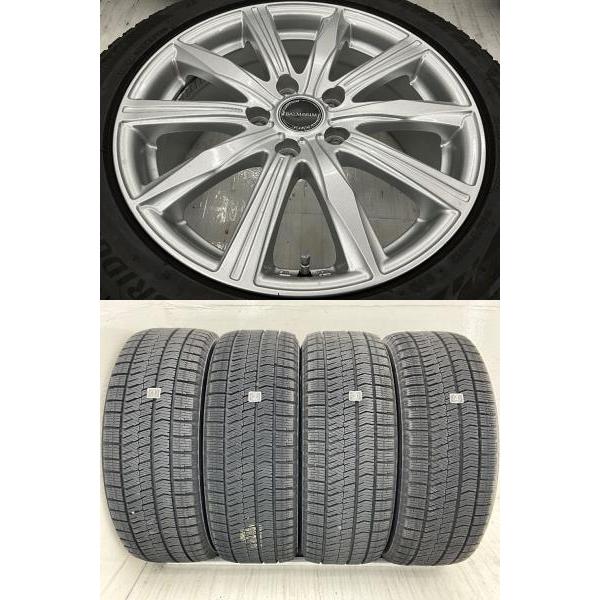 中古タイヤホイールセット 215/50R17 91Q  17インチ 17×7J +53 5穴 PCD114.3 ブリヂストン BALMINUM 冬 ヴォクシー  d412｜onepiecetire｜04