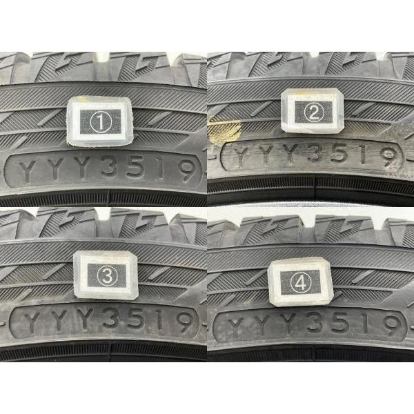 中古タイヤホイールセット 205/45R17 88Q  17インチ 17×7J +42 4穴 PCD100 ヨコハマ VELVA 冬 スタッドレス 205/45/17 d721｜onepiecetire｜07