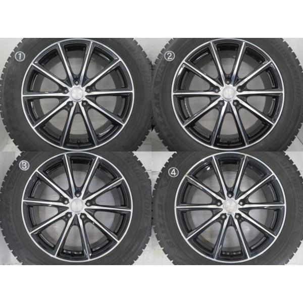 中古タイヤ ホイールセット 235/55R18 100Q 18インチ 18x7.5J +42 5穴 PCD114.3 ブリヂストン 冬 送料無料（沖縄、離島除く）a15561｜onepiecetire｜03