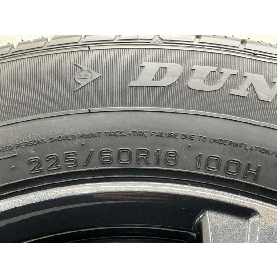 DUNLOP（ダンロップ） 中古タイヤホイールセット 225/60R18 100H 18