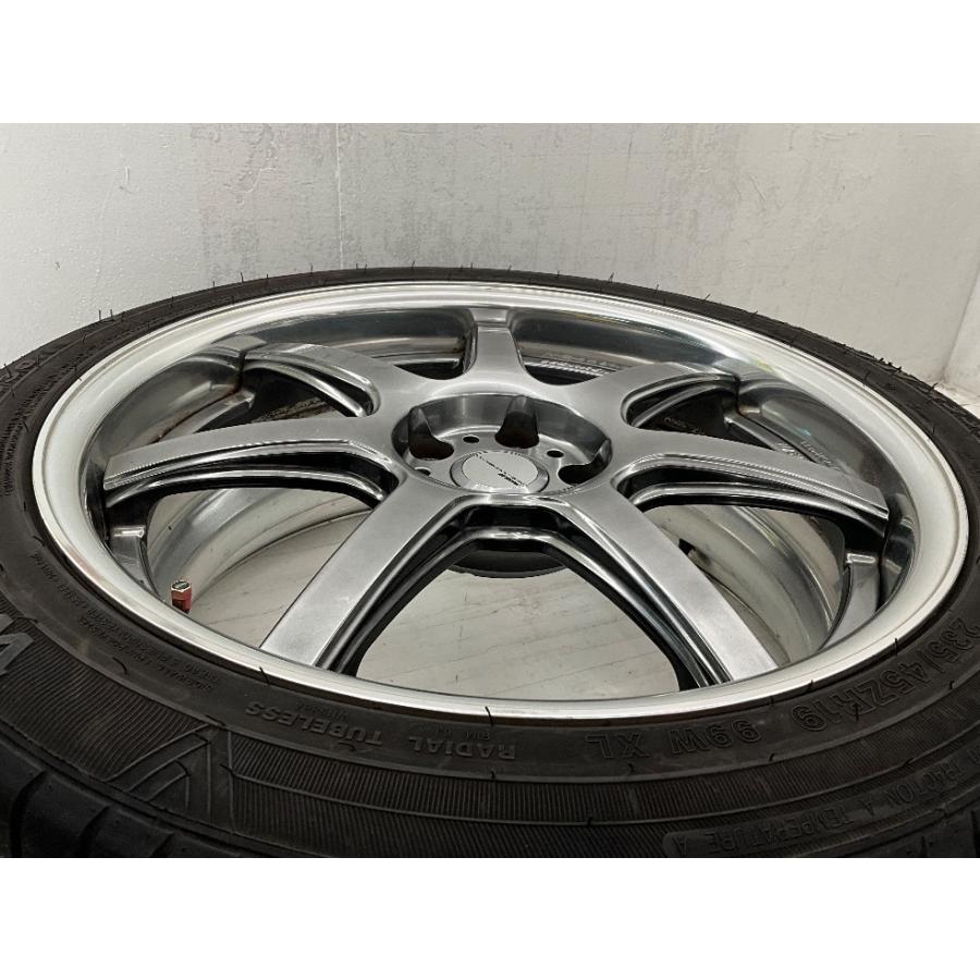 中古アルミホイール 4本セット 19×8J +30 5穴 PCD110 19インチ