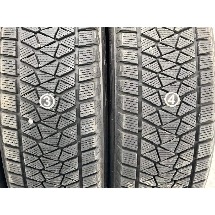 中古タイヤ 4本セット 225/65R17 102Q ブリヂストン BLIZZAK  DM-V2 冬 スタッドレス 225/65/17 ハリアー   b5846｜onepiecetire｜04