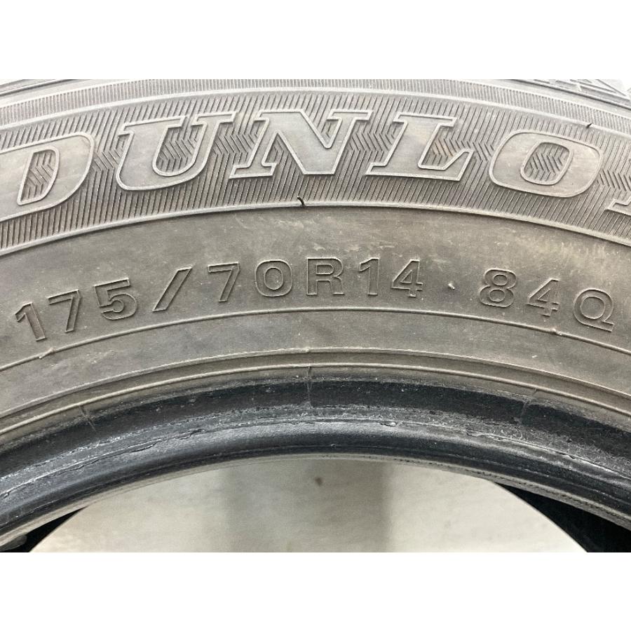 中古タイヤ 4本セット 175/70R14 84Q ダンロップ WINTERMAXX  WM01 冬 スタッドレス 175/70/14 ポルテ/ウイングロード   b10353の画像