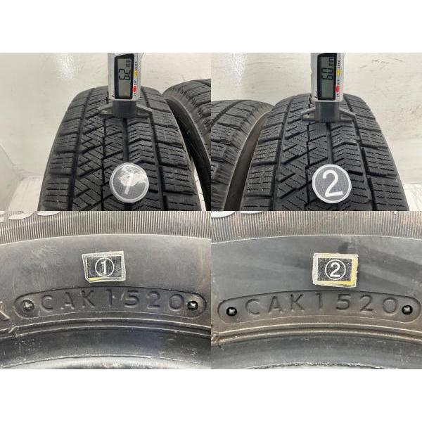 ブリザック VRX2 中古タイヤ 2本セット 165/65R14 79Q ブリヂストン