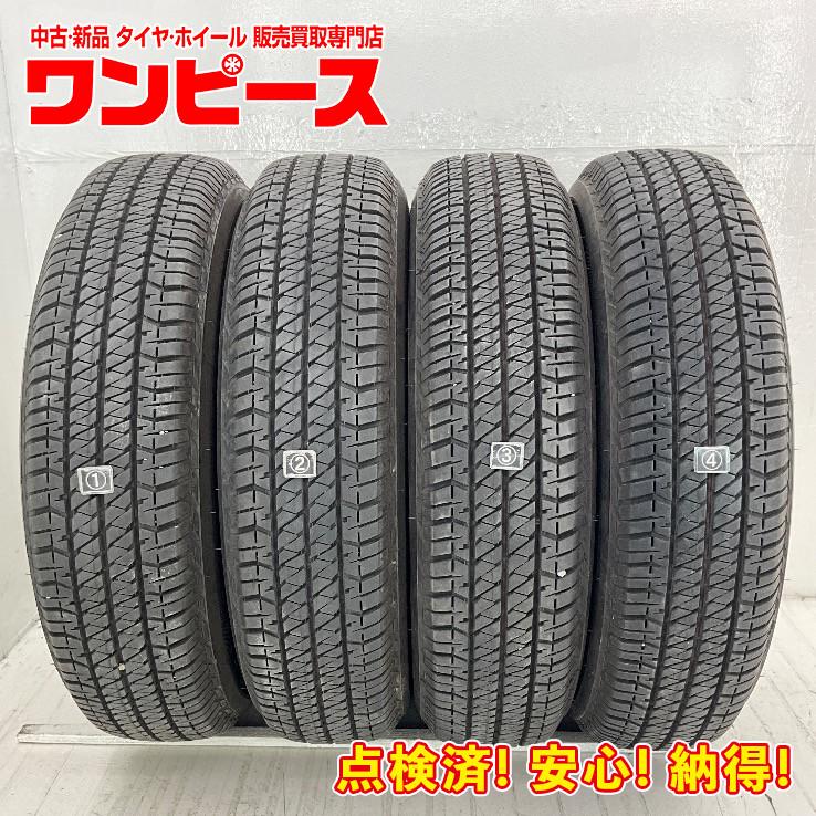BRIDGESTONE 中古タイヤ 4本セット 175/80R16 91S ブリヂストン DUELER  