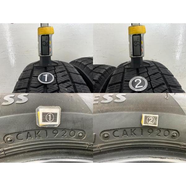 ブリヂストンVRX2 155/65R14 冬タイヤセット中古 ブリザック VRX2 中古タイヤ 2本セット 155/65R14 75Q ブリヂストン