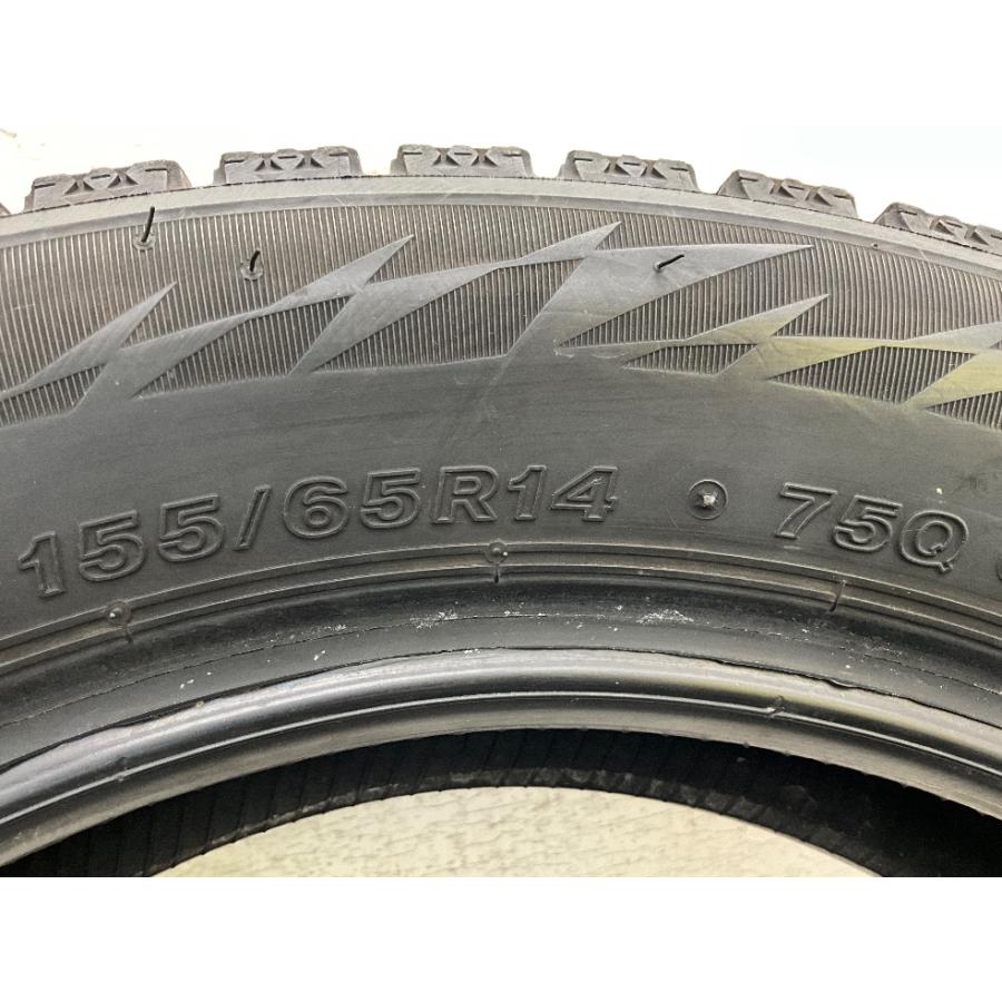 ブリザック VRX2 中古タイヤ 2本セット 155/65R14 75Q ブリヂストン 