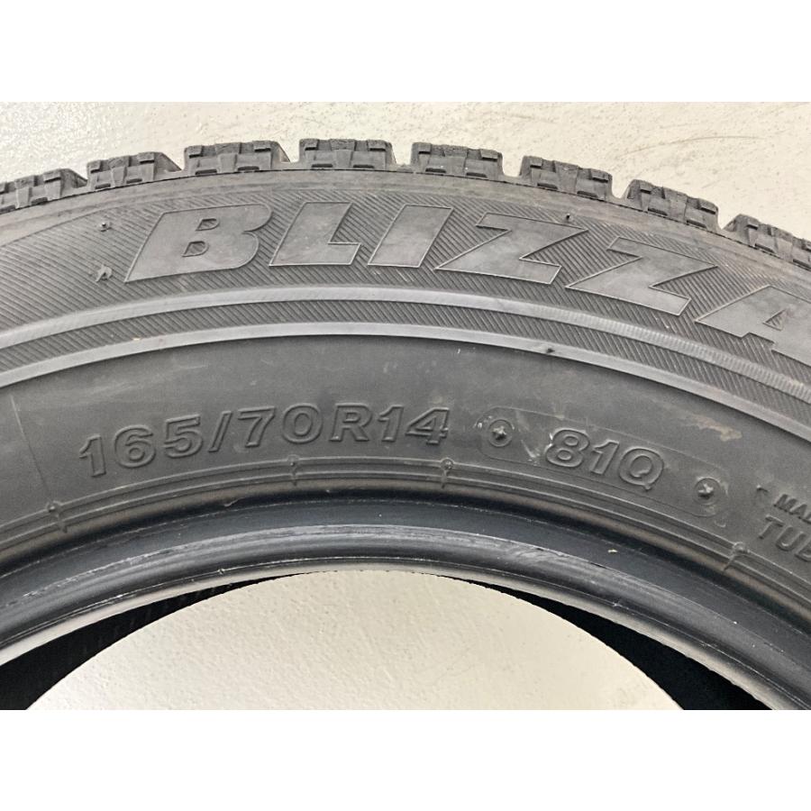 ブリザック VRX 中古タイヤ 2本セット 165/70R14 81Q ブリヂストン 