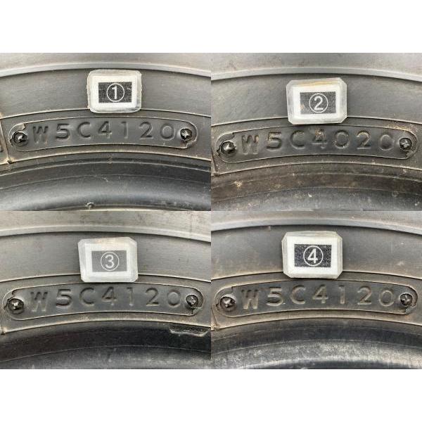 中古タイヤ 4本セット 165/80R14 91/90N LT  トーヨー DELVEX 934 冬 スタッドレス 165/80/14  商用車/バン   b15717の画像