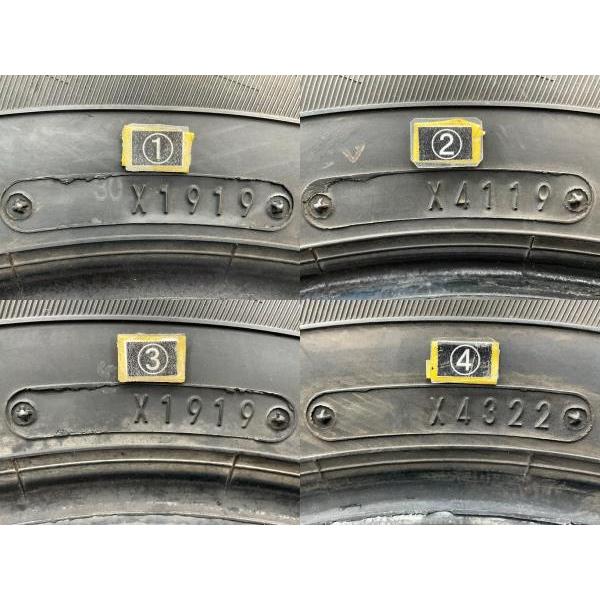 中古タイヤ 4本セット 175/70R14 84Q ダンロップ WINTERMAXX WM02  冬 スタッドレス 175/70/14 インプレッサ スポーツワゴン b11039の画像