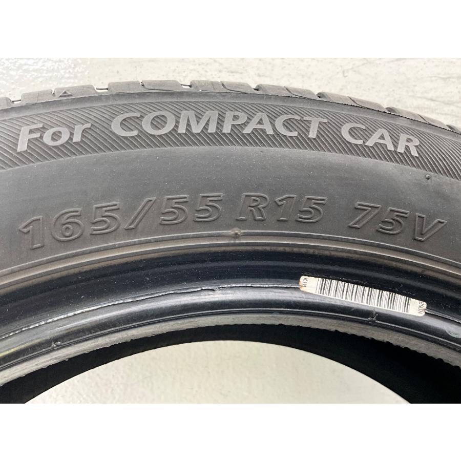エコピア NH100 中古タイヤ 4本セット 165/55R15 75V ブリヂストン