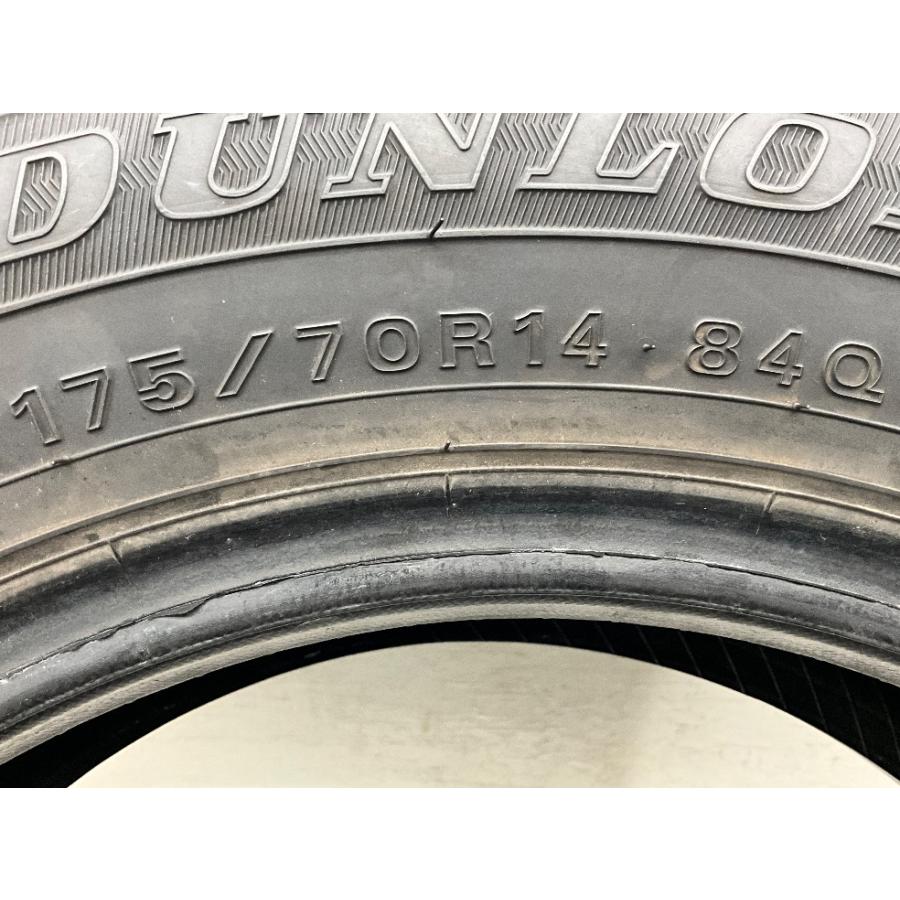 中古タイヤ 4本セット 175/70R14 84Q ダンロップ WINTERMAXX  WM01 冬 スタッドレス 175/70/14 カペラ/ミラージュディンゴ   b10338の画像