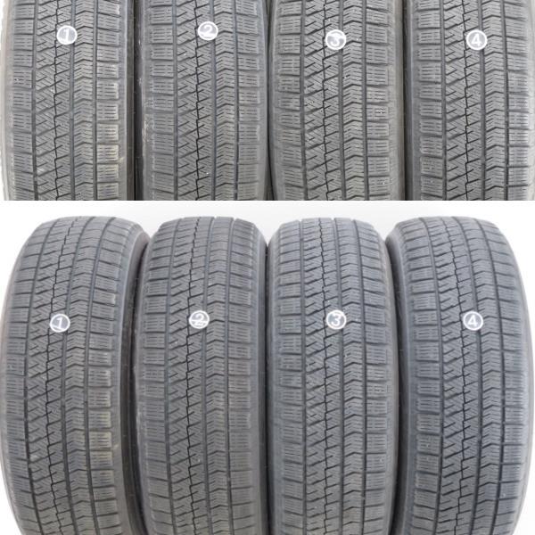 中古タイヤ 4本セット 185/60R15 84Q 15インチ ブリヂストン BLIZZAK 