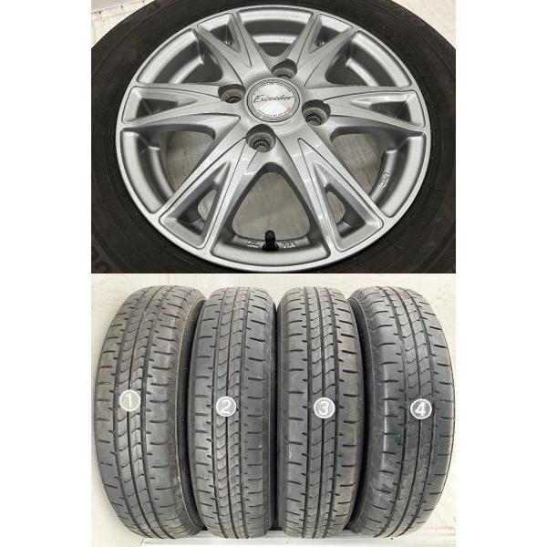 BRIDGESTONE（ブリヂストン） 中古タイヤホイールセット 145/80R13 75S 