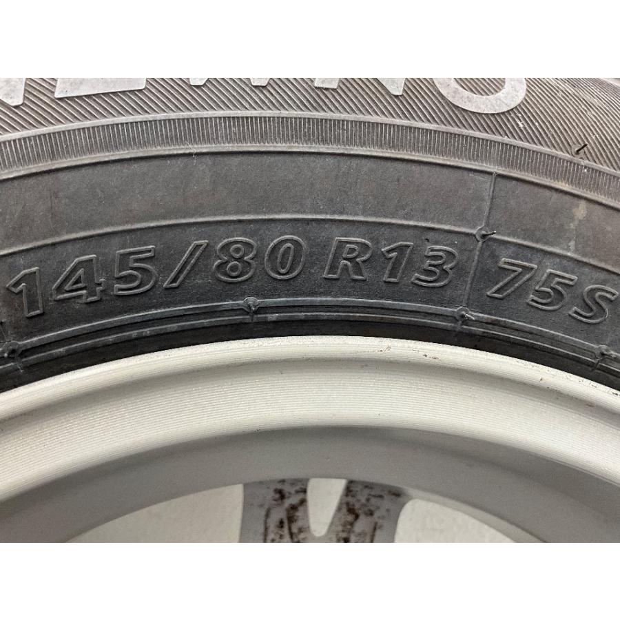 BRIDGESTONE（ブリヂストン） 中古タイヤホイールセット 145/80R13 75S 