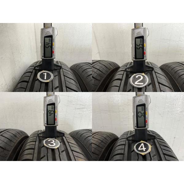 中古タイヤホイールセット 145/80R13 75S  13インチ 13×4B +43 4穴 PCD100 ヨコハマ CLIMATE 夏 サマー プレオ  d3414_5