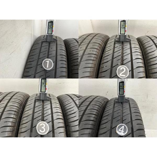 中古タイヤホイールセット 155/65R13 73S 13インチ 13×4B +42 4穴 PCD100 グッドイヤー MANARAY SPORT 夏 ミラ  d3415_5