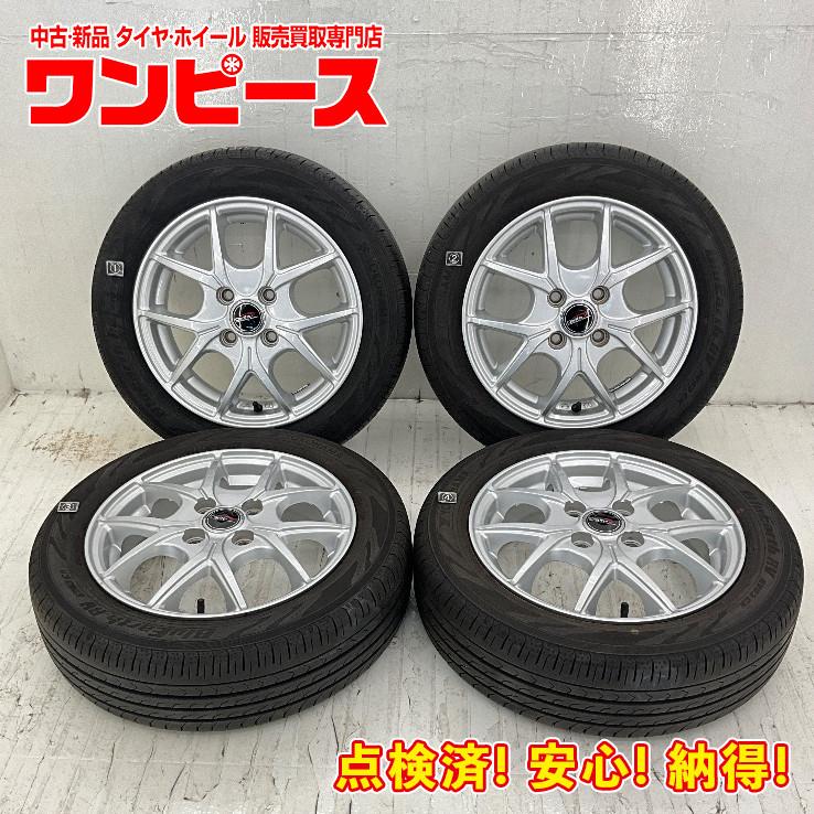 商談中」⑲155/65R14新品ヨコハマタイヤ4本と中古美品ホイールとナット付き