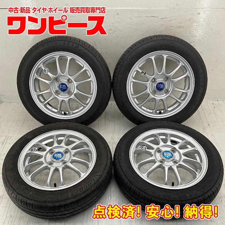 グッドイヤー（GOODYEAR） 中古タイヤホイールセット 155/65R14 75S 14 