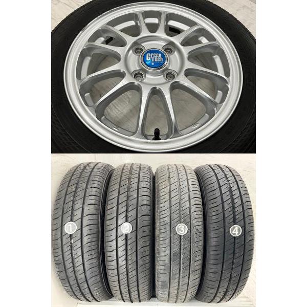 グッドイヤー（GOODYEAR） 中古タイヤホイールセット 155/65R14 75S 14 