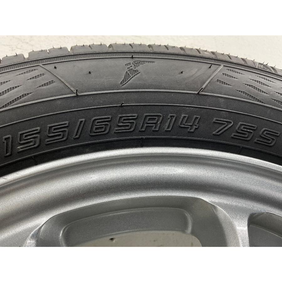 グッドイヤー（GOODYEAR） 中古タイヤホイールセット 155/65R14 75S 14 