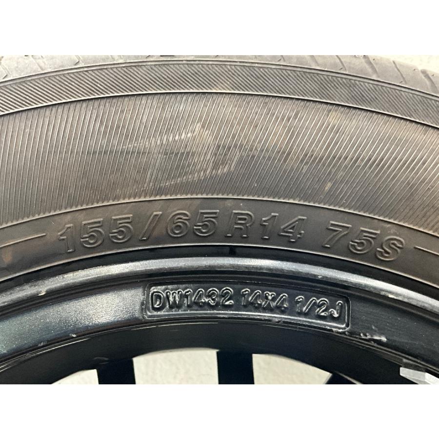 ヨコハマタイヤ（YOKOHAMA TIRE） 中古タイヤホイールセット 155/65R14