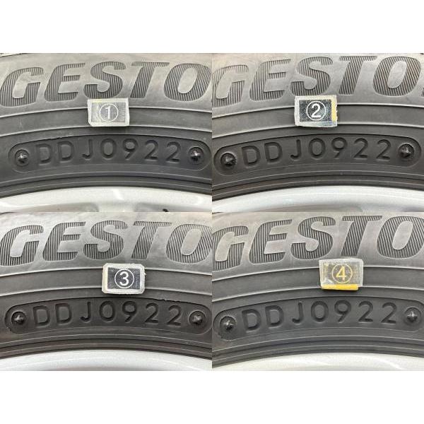 BRIDGESTONE（ブリヂストン） 中古タイヤホイールセット 155/65R14 75H