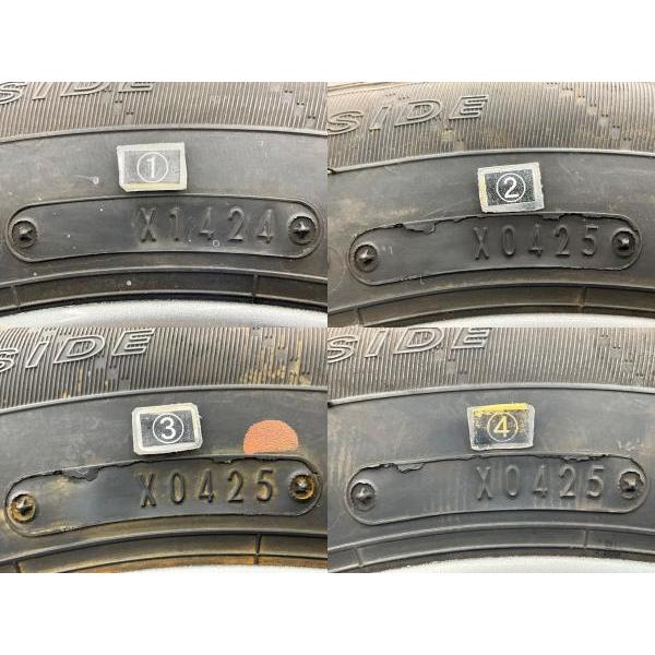 DUNLOP（ダンロップ） 中古タイヤホイールセット 175/65R14 82S 14