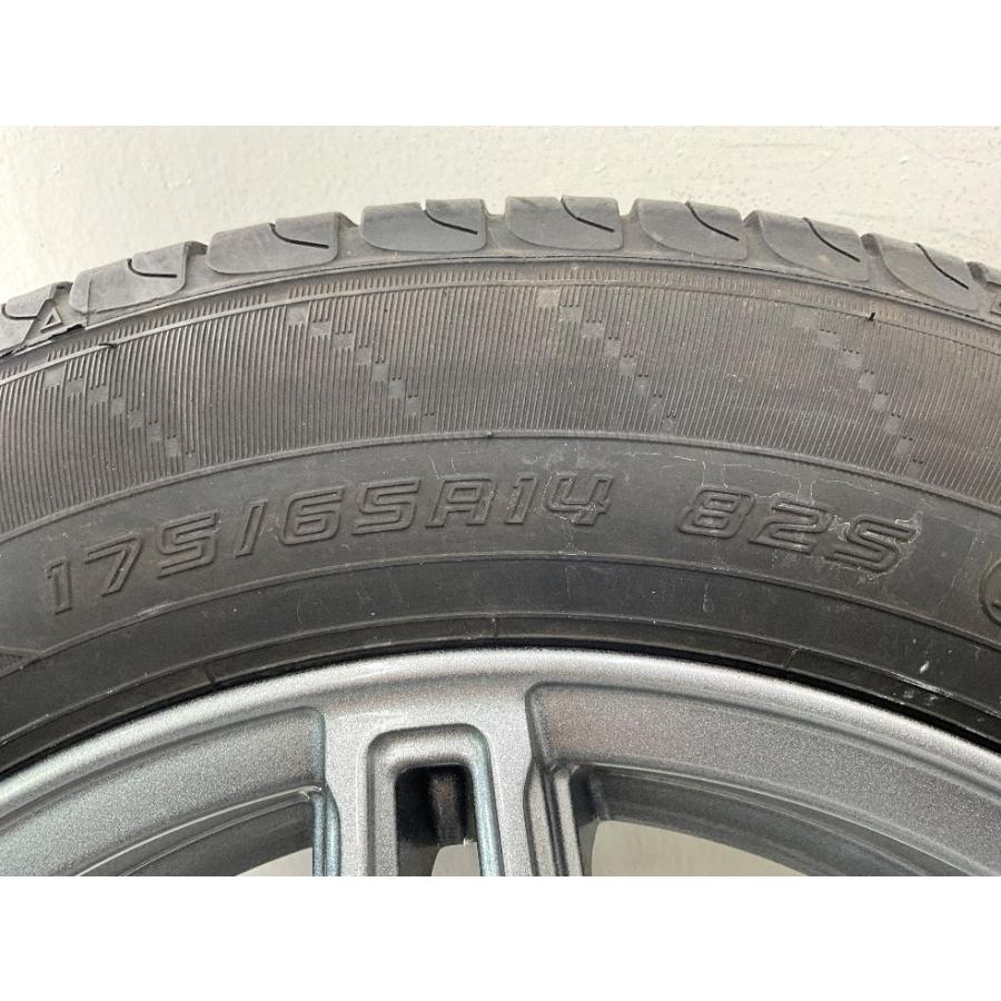 DUNLOP（ダンロップ） 中古タイヤホイールセット 175/65R14 82S 14