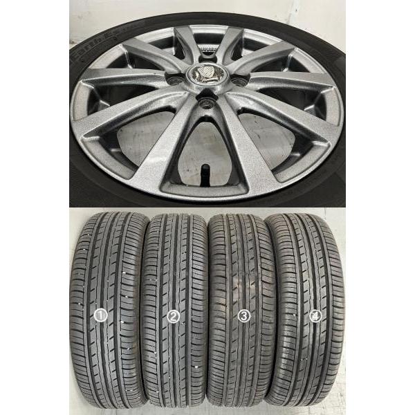 中古タイヤホイールセット 165/55R14 72V  14インチ 14×4.5J +43 4穴 PCD100 ヨコハマ MANARAY SPORT 夏 オッティ  d625｜onepiecetire｜04