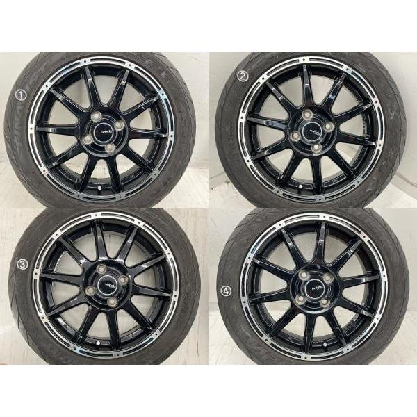 中古タイヤホイールセット 165/55R15 75V 15インチ 15×4.5J +43 中古タイヤホイールセット 165/55R15 75V 15インチ 15×4.5J +43
