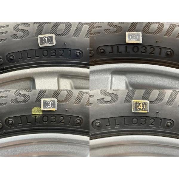 BRIDGESTONE（ブリヂストン） 中古タイヤホイールセット 165/55R15 75V