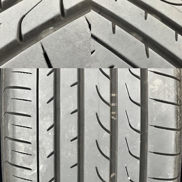 中古タイヤホイールセット 215/60R16 95H  16インチ 16×6.5J +38 5穴 PCD114.3 ヨコハマ BALMINUM 夏 サマー ティアナ  d615｜onepiecetire｜05