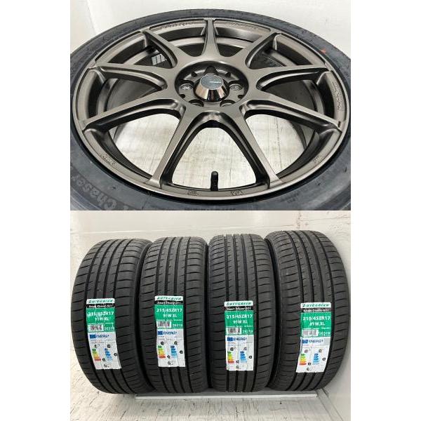 17インチ 7J ＋48 PCD100 215/45ZR17