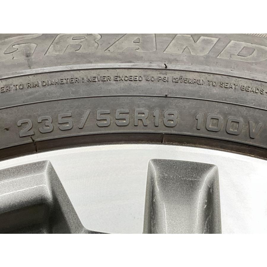 DUNLOP 中古タイヤホイールセット 235/55R18 100V 18インチ 18 DUNLOP 中古タイヤホイールセット 235/55R18 100V 18インチ 18