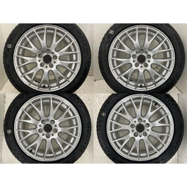 新品タイヤ 中古ホイールセット 225/50R18 95W 18×7.5J +50 5穴 PCD114