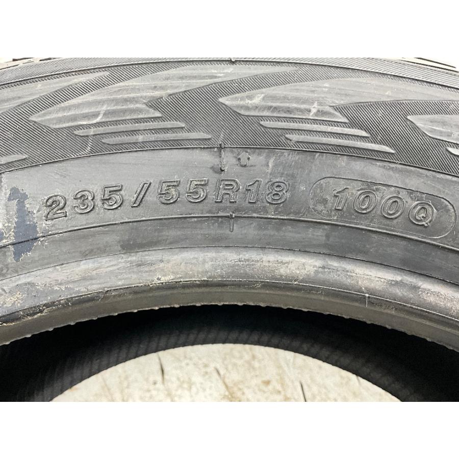 未使用 4本セット 235/55R18 100Q ヨコハマ ICE GUARD G075 冬 スタッドレス 235/55/18 ヴァンガード/NX   b10459の画像
